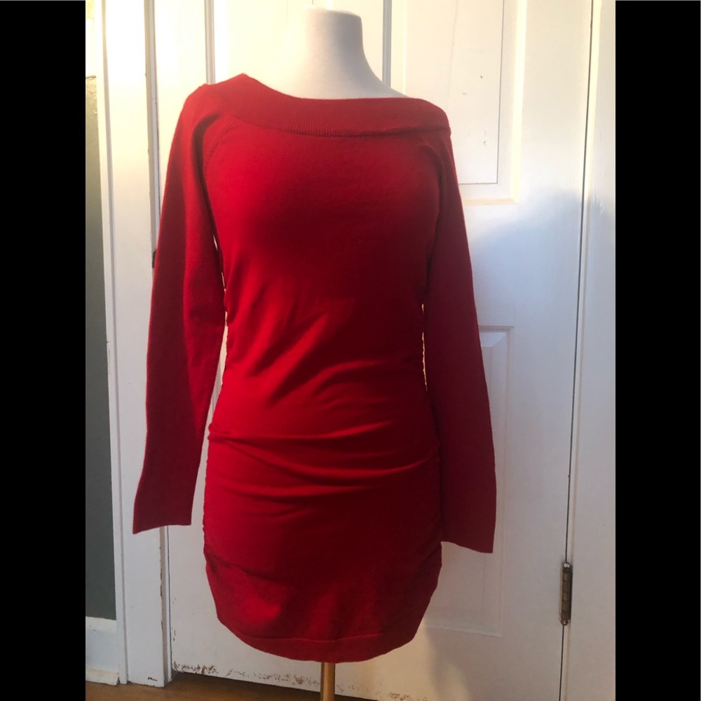 Ruched sweater dress or tunic ❤️